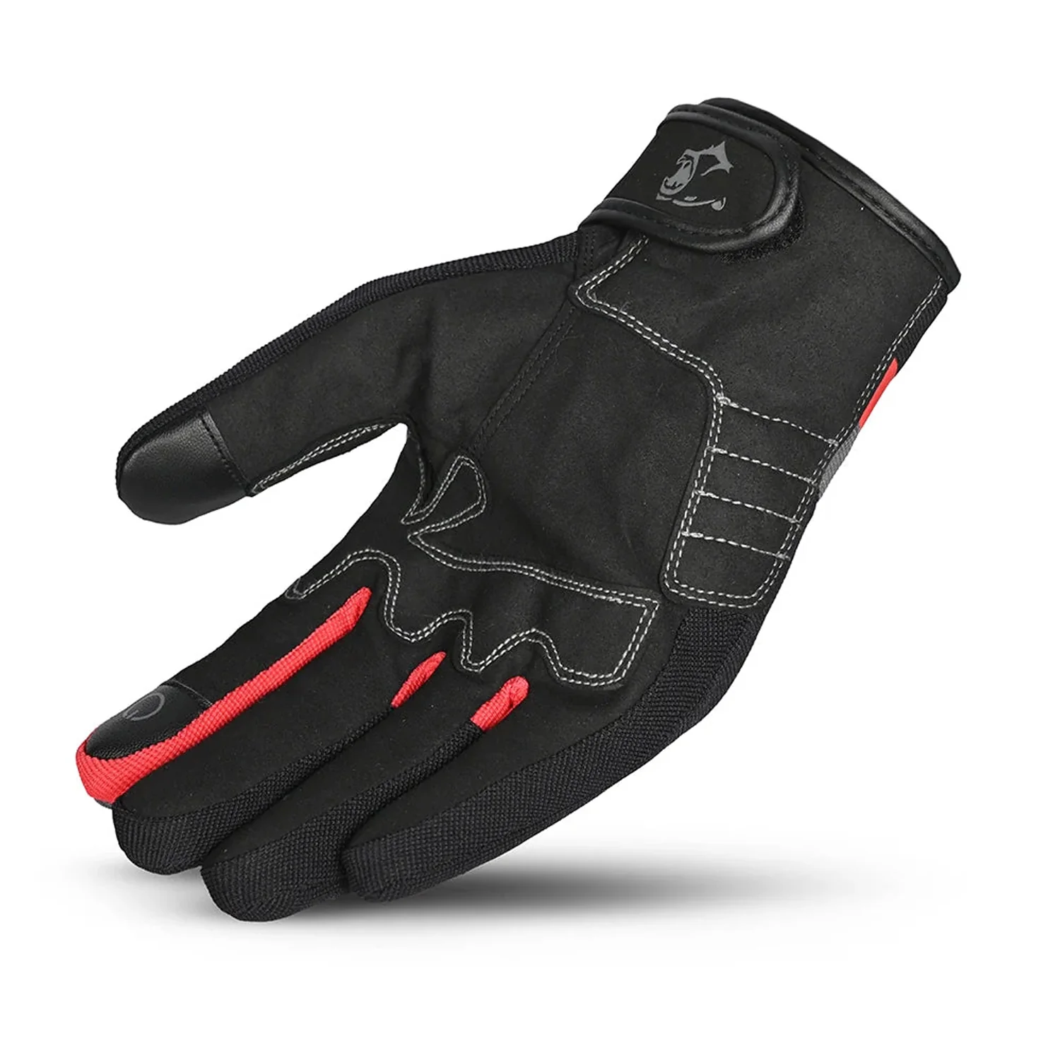 BELA - Guante Textil Galaxy Winter WP Negro/Rojo - Image 4