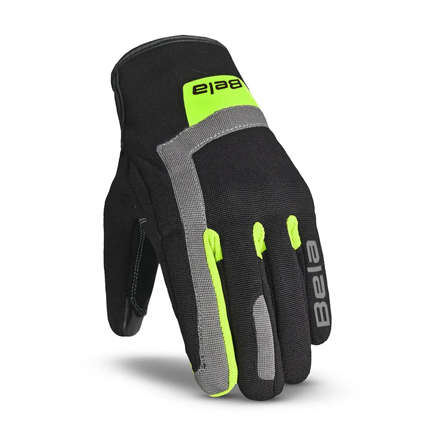 BELA - GUANTE TEXTIL GALAXY WINTER WP NEGRO/AMARILLO FLUOR - Image 2