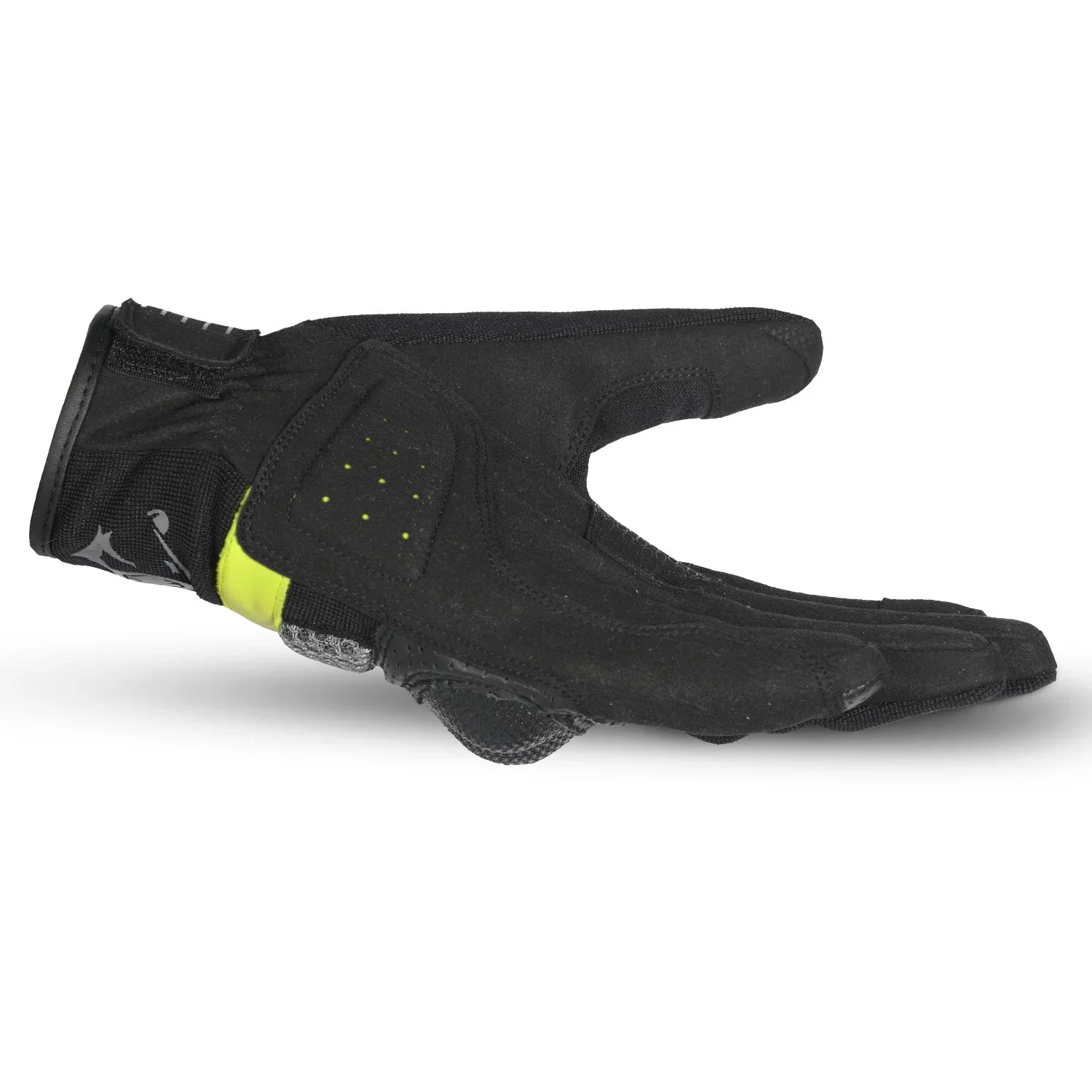BELA - Guante Textil Hero Air Hombre Negro/Gris/Amarillo Fluor - Image 4