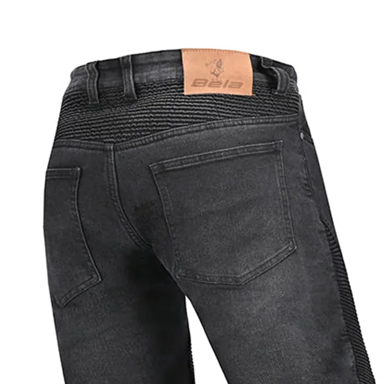 BELA KEVLAR TROPHY PANTALON DE HOMBRE JEANS 34L NEGRO - Image 4