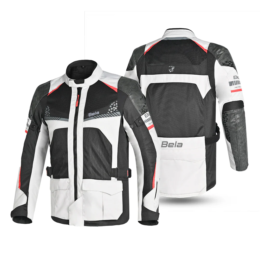BELA ONSAKER CHAQUETA DE HOMBRE TEXTIL HIELO NEGRO ROJO - Image 2