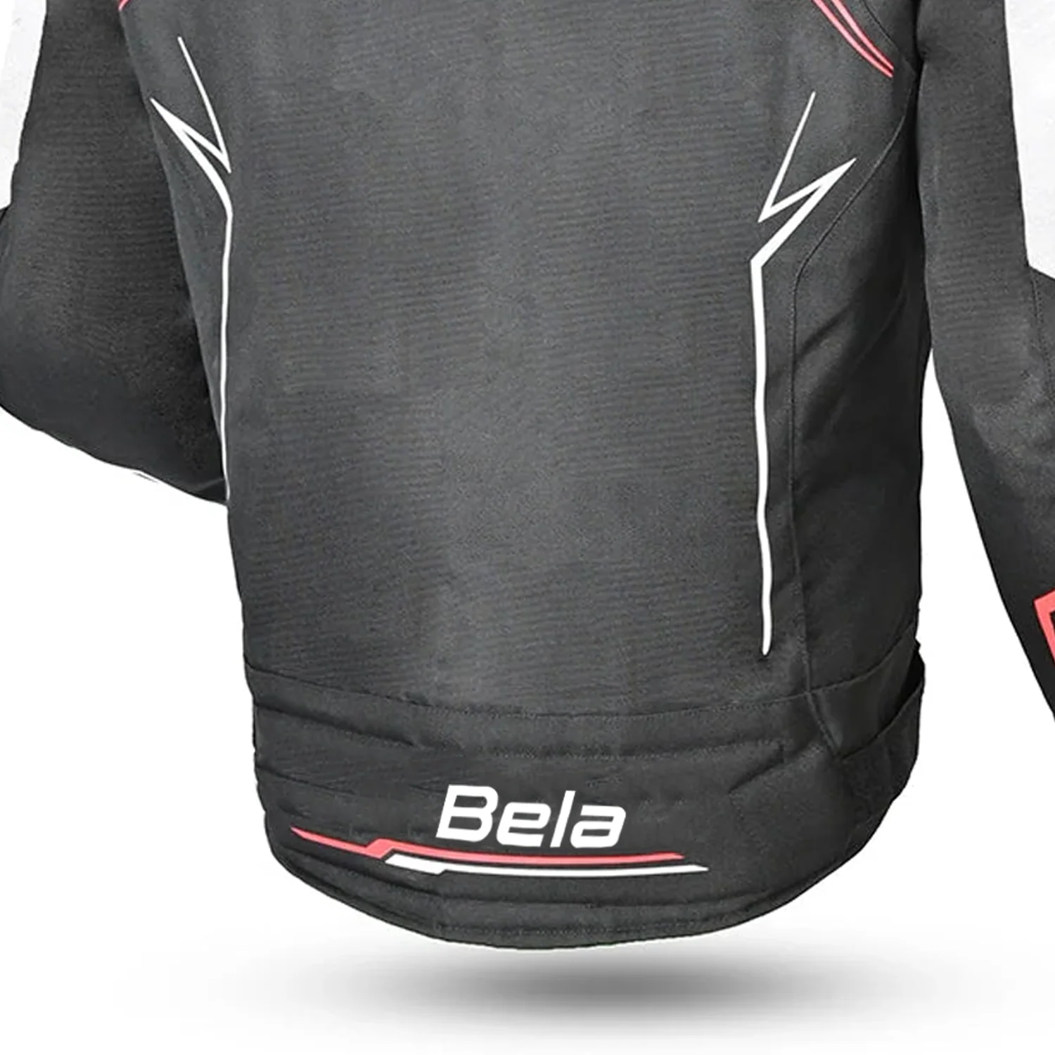 BELA - Chaqueta Textil Panther Negro Blanco Rojo - Image 5