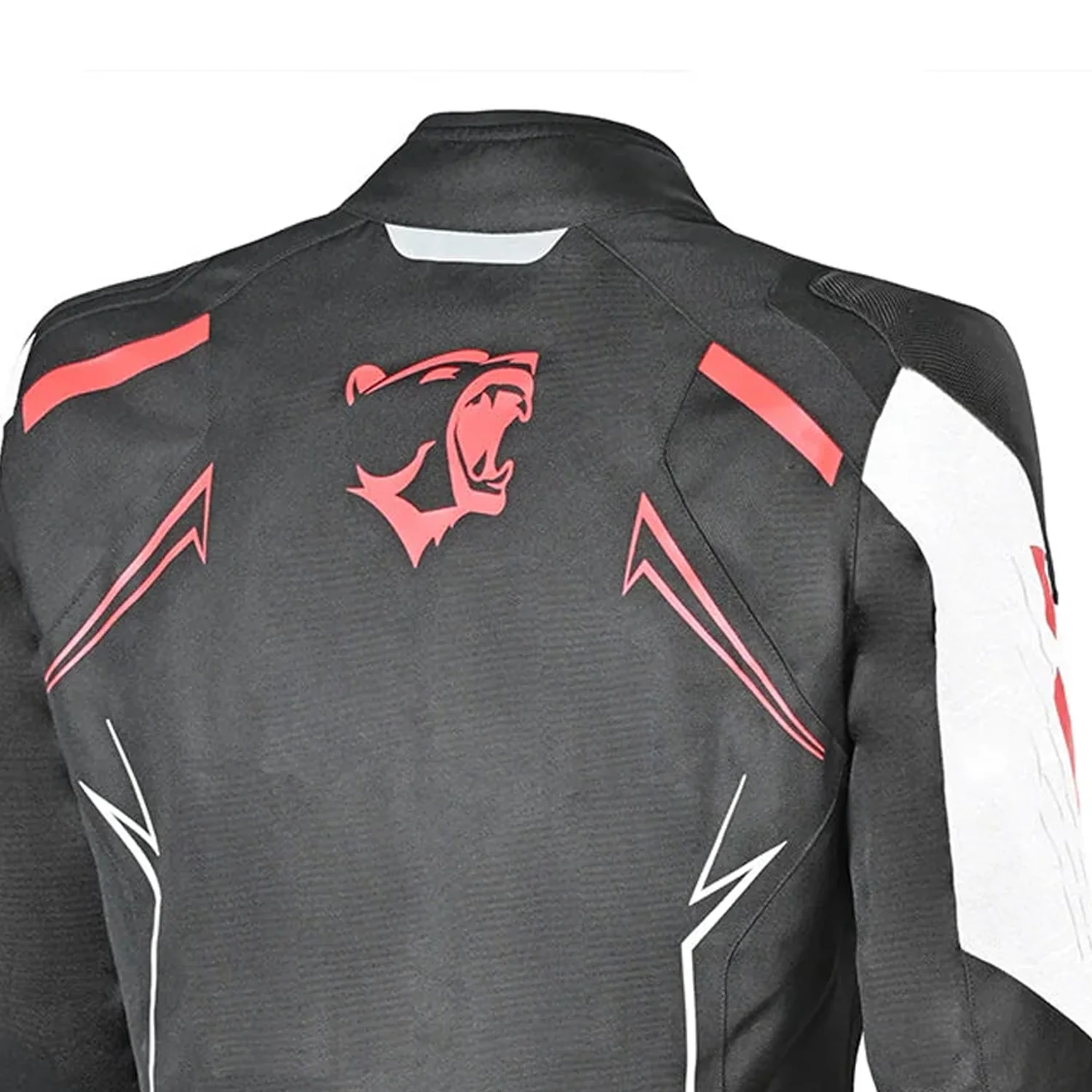 BELA - Chaqueta Textil Panther Negro Blanco Rojo - Image 6