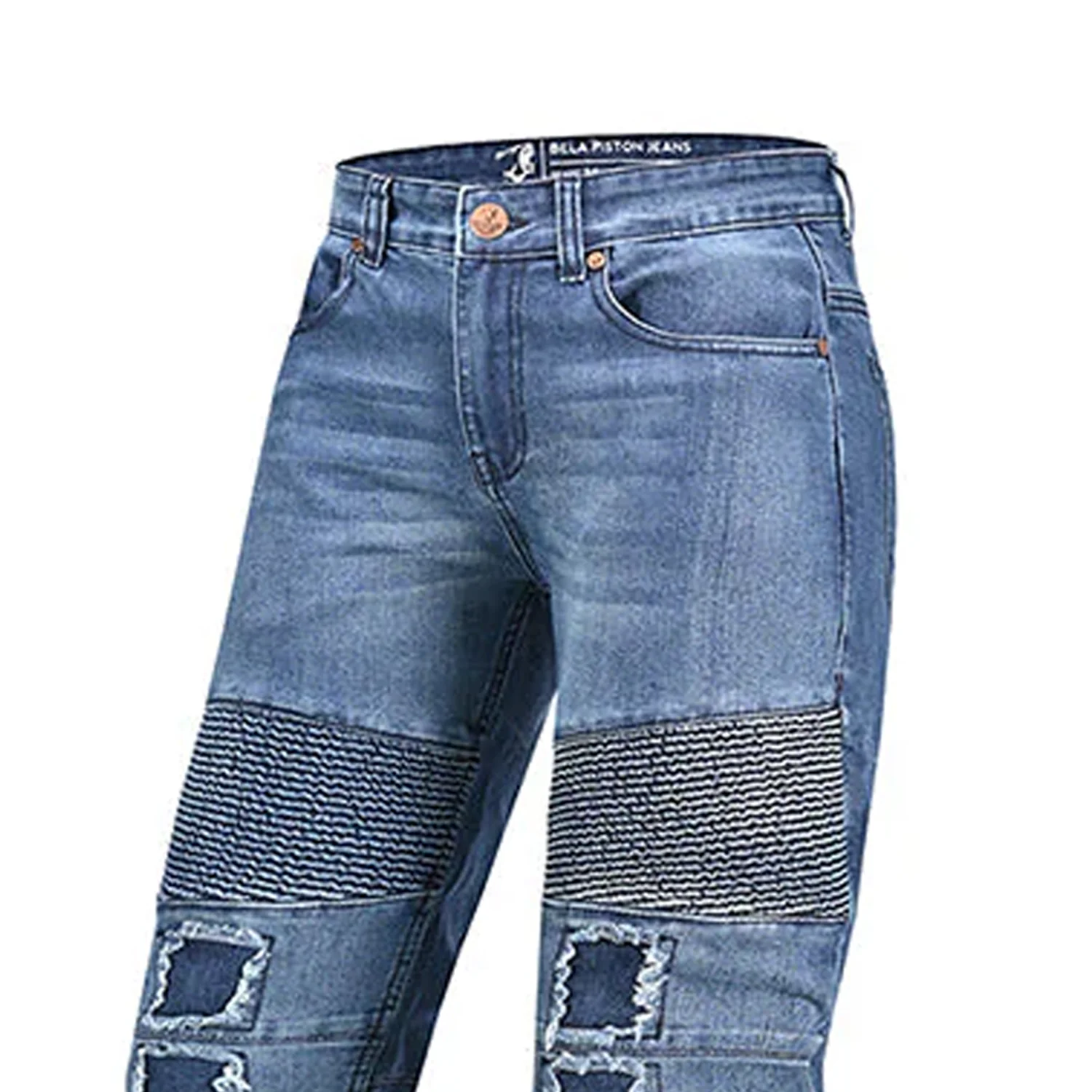 BELA PISTON PANTALON DE HOMBRE JEANS 34L AZUL - Image 8