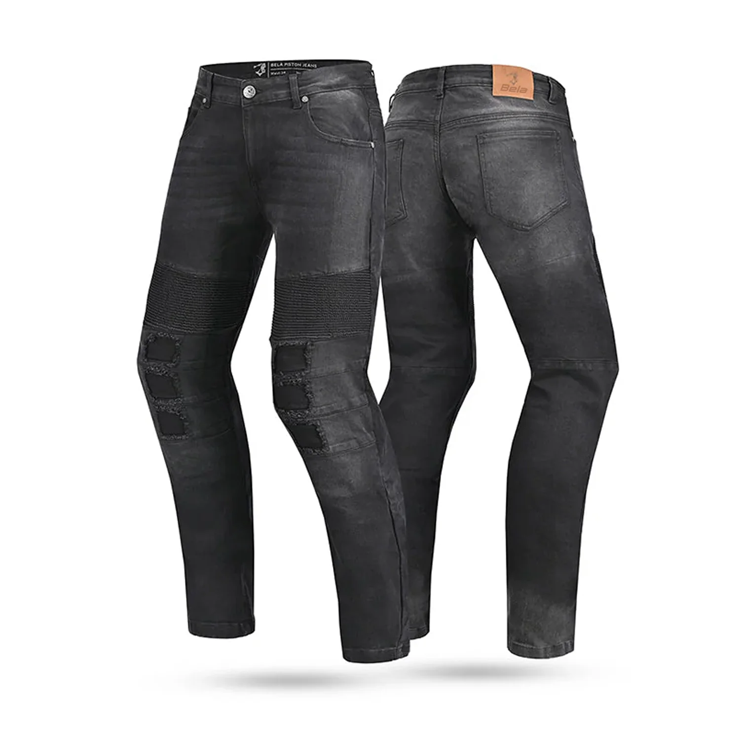 BELA PISTON PANTALON DE HOMBRE JEANS 34L NEGRO - Image 2