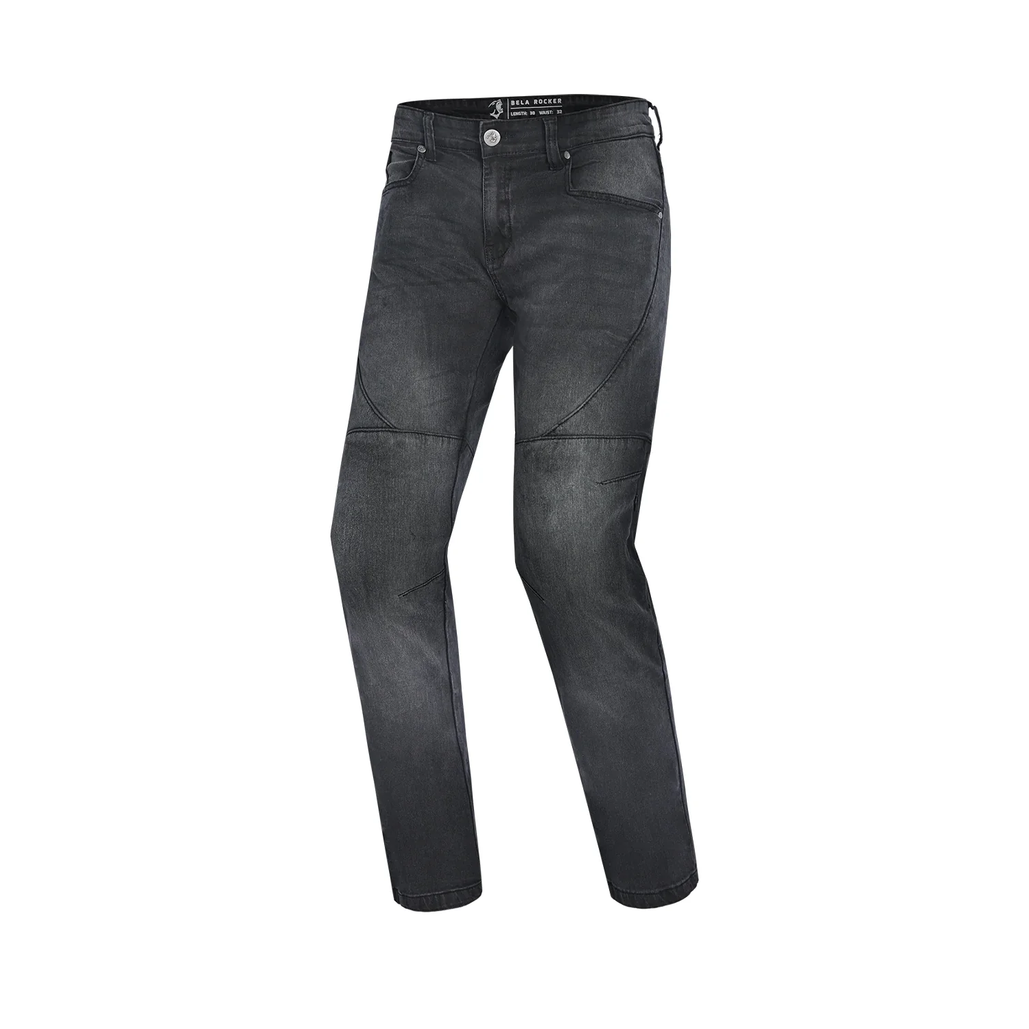 BELA ROCKER PANTALON DE HOMBRE JEANS 32L NEGRO SPRAY