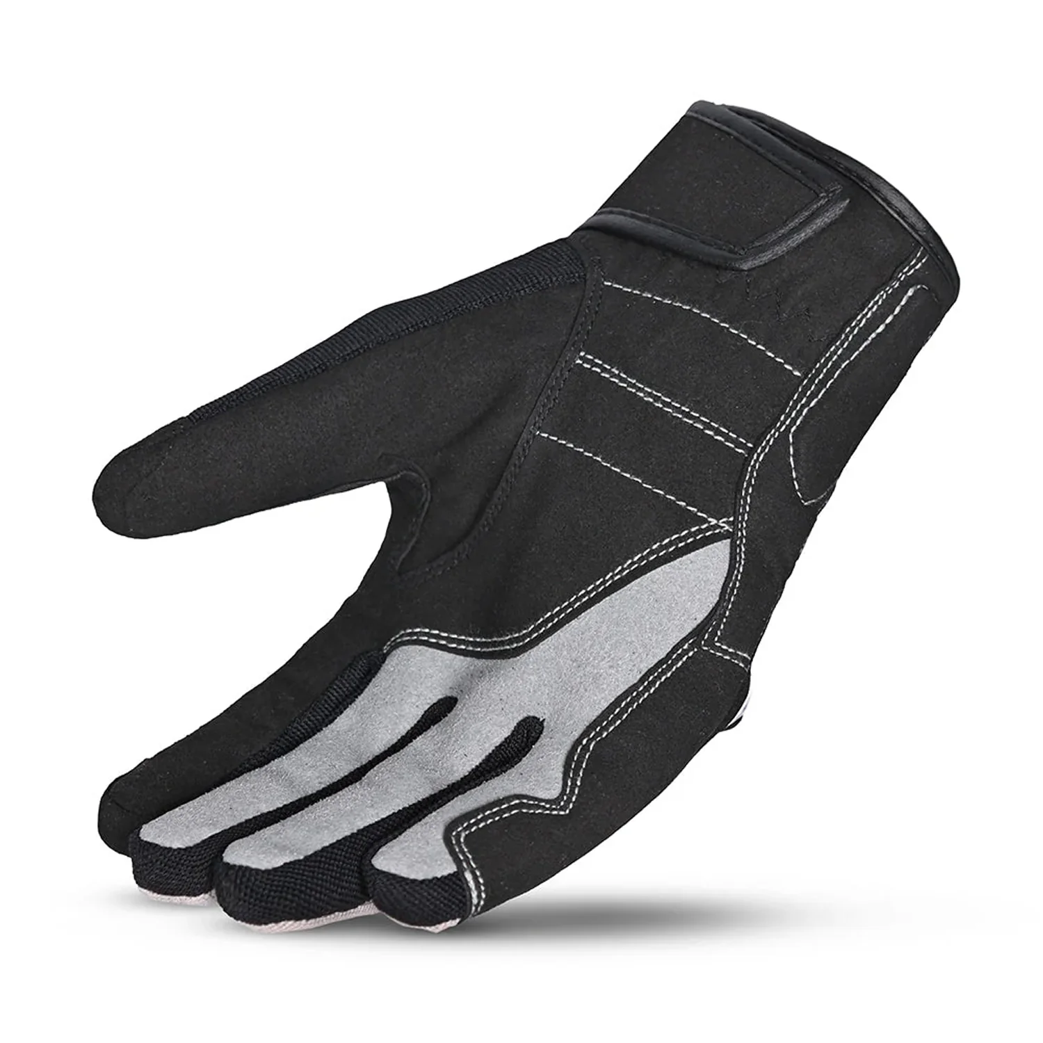 BELA - Guante Textil Tracker Winter WP Negro/Blanco/Rojo - Image 4