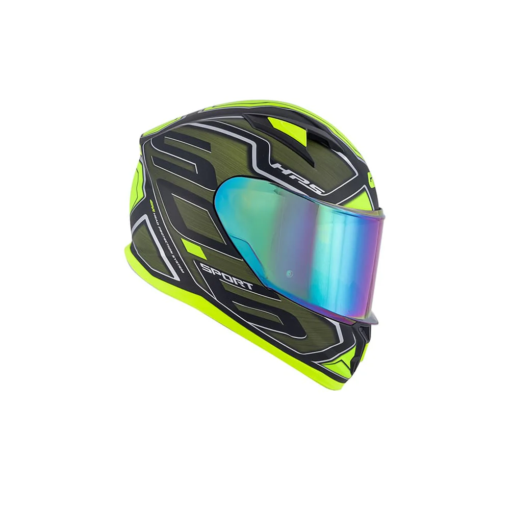 CASCO GIVI FULL 50.6 SPORT LED VERDE PROFUNDO-AMARILLO MT - Image 2