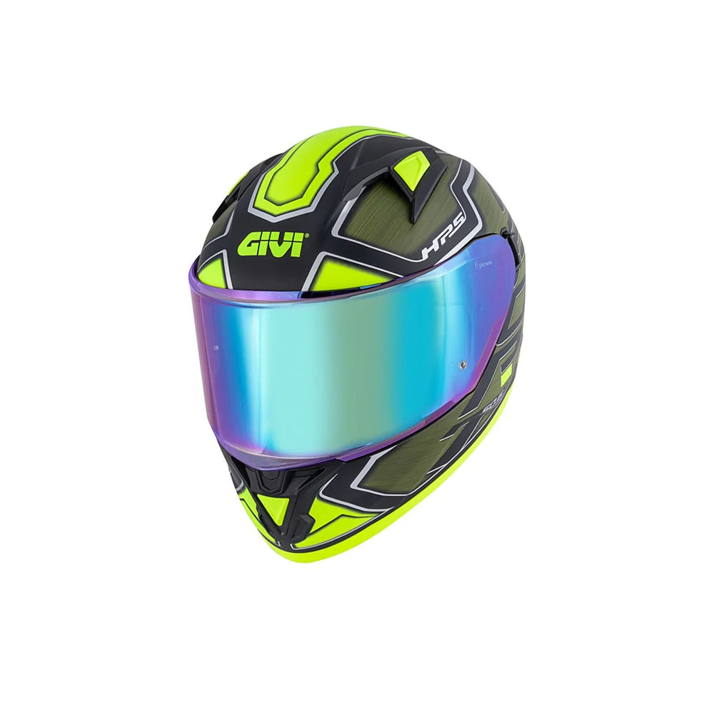 CASCO GIVI FULL 50.6 SPORT LED VERDE PROFUNDO-AMARILLO MT - Image 4