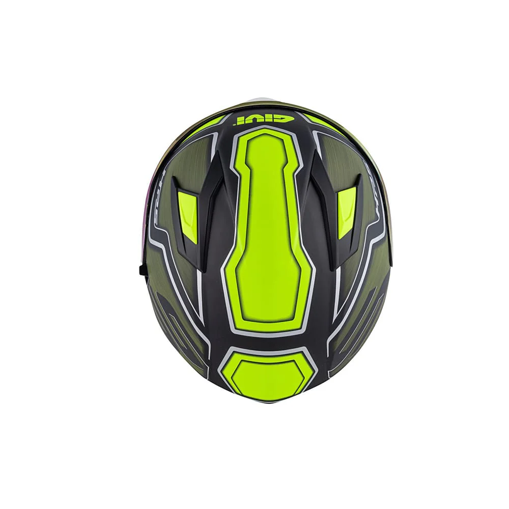 CASCO GIVI FULL 50.6 SPORT LED VERDE PROFUNDO-AMARILLO MT - Image 5
