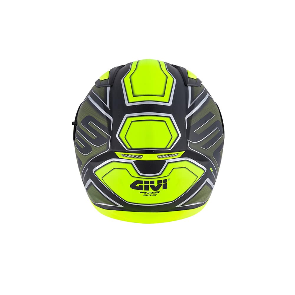 CASCO GIVI FULL 50.6 SPORT LED VERDE PROFUNDO-AMARILLO MT - Image 6