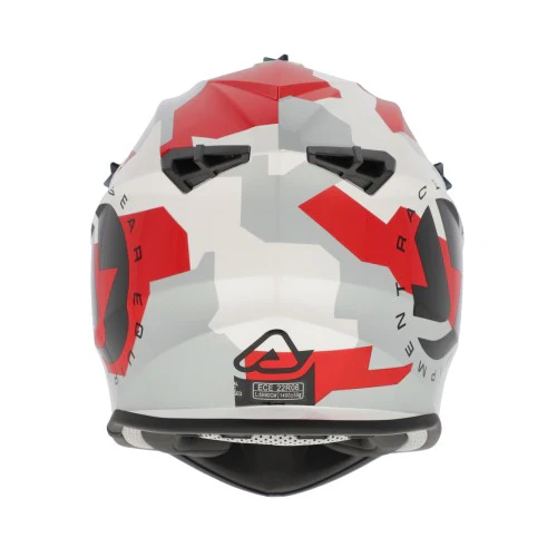ACERBIS CASCO LINEAR 2206 BLANCO ROJO - Image 4
