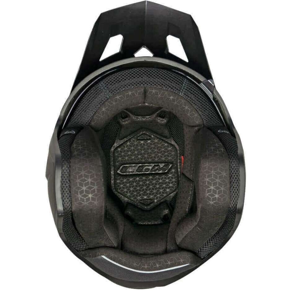 CGM 155X Rush Moto Jet Casco Amarillo Grafito fluo Mate - Image 4