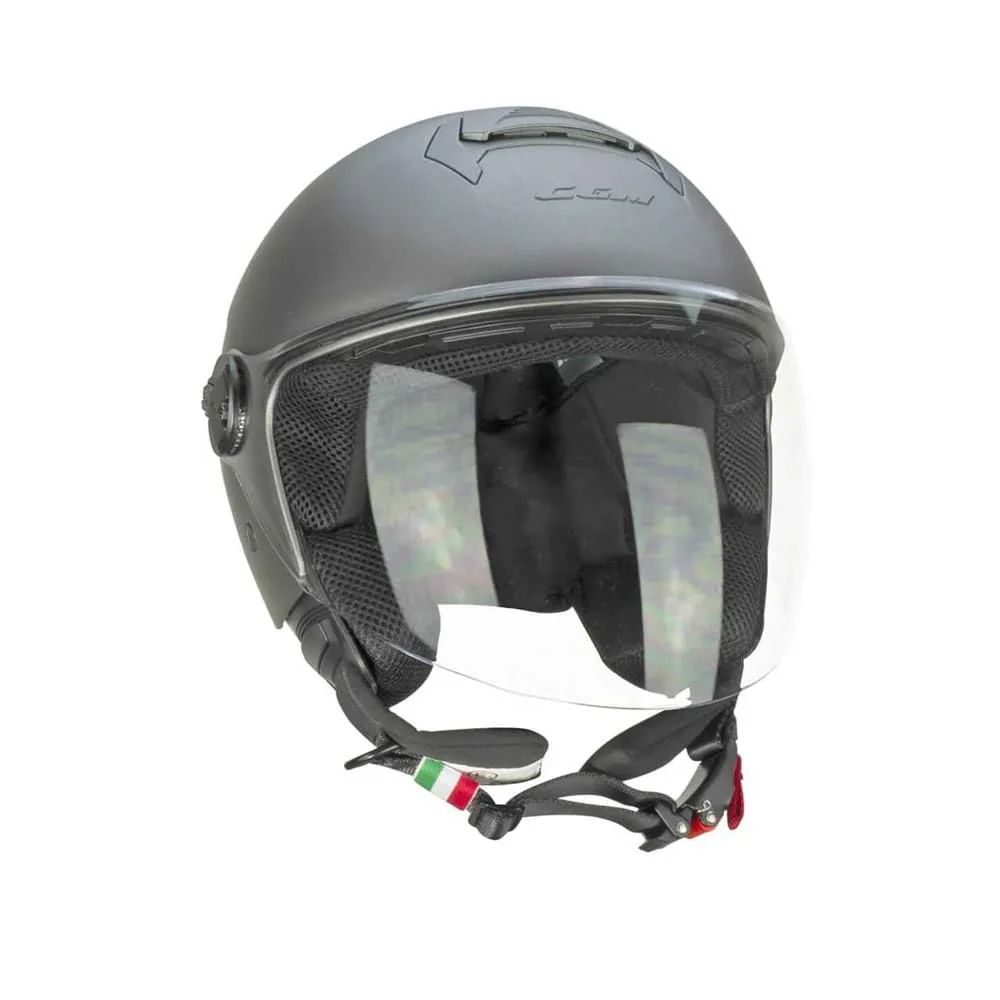 CGM 167A FLO MONO Abierto Scooter Casco Satén Antracita Largo - Image 2