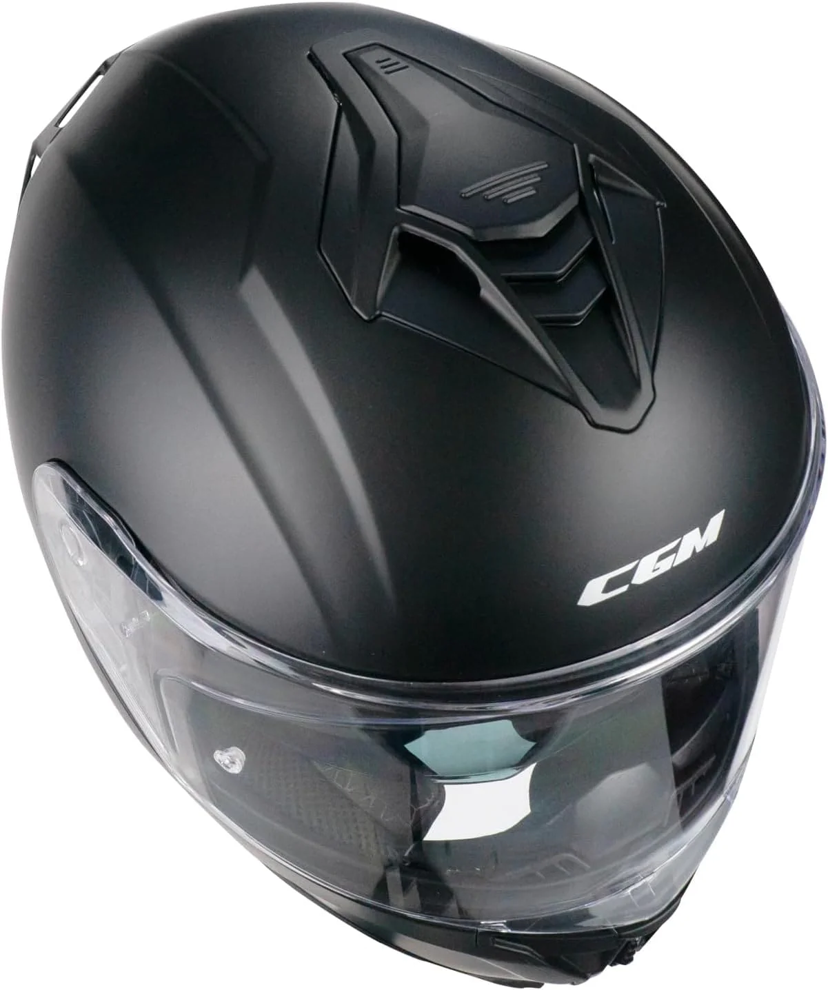 CGM 363A SHOT MONO Integral Moto Casco Negro Mate - Image 5