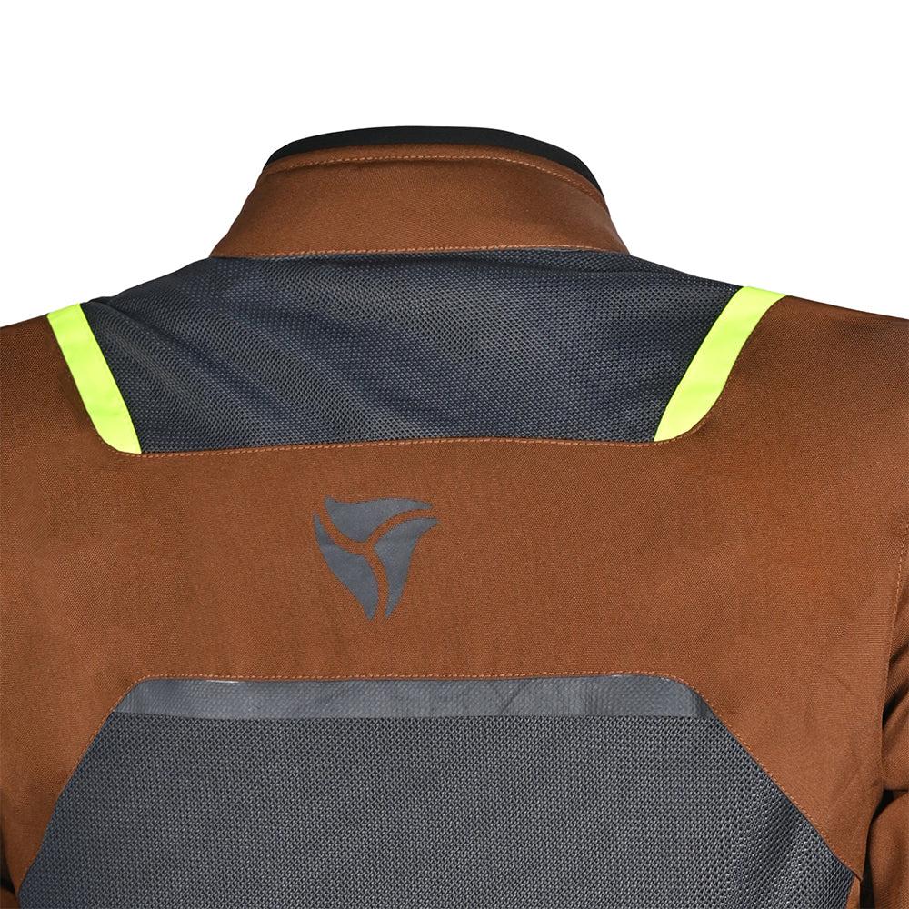 R-TECH SPIRAL MESH CHAQUETA DE VERANO HOMBRE MARRON GRIS AMARILLO FLOUR - Image 5