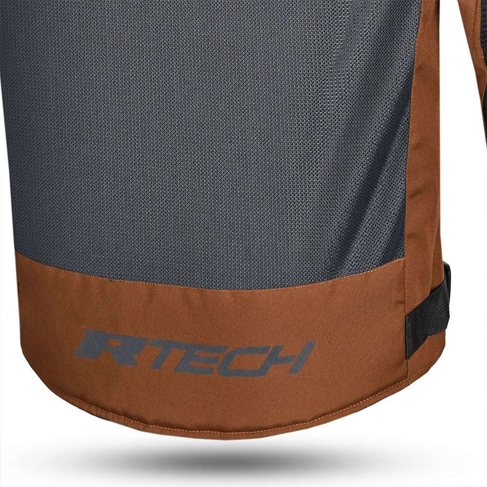 R-TECH SPIRAL MESH CHAQUETA DE VERANO HOMBRE MARRON GRIS AMARILLO FLOUR - Image 6