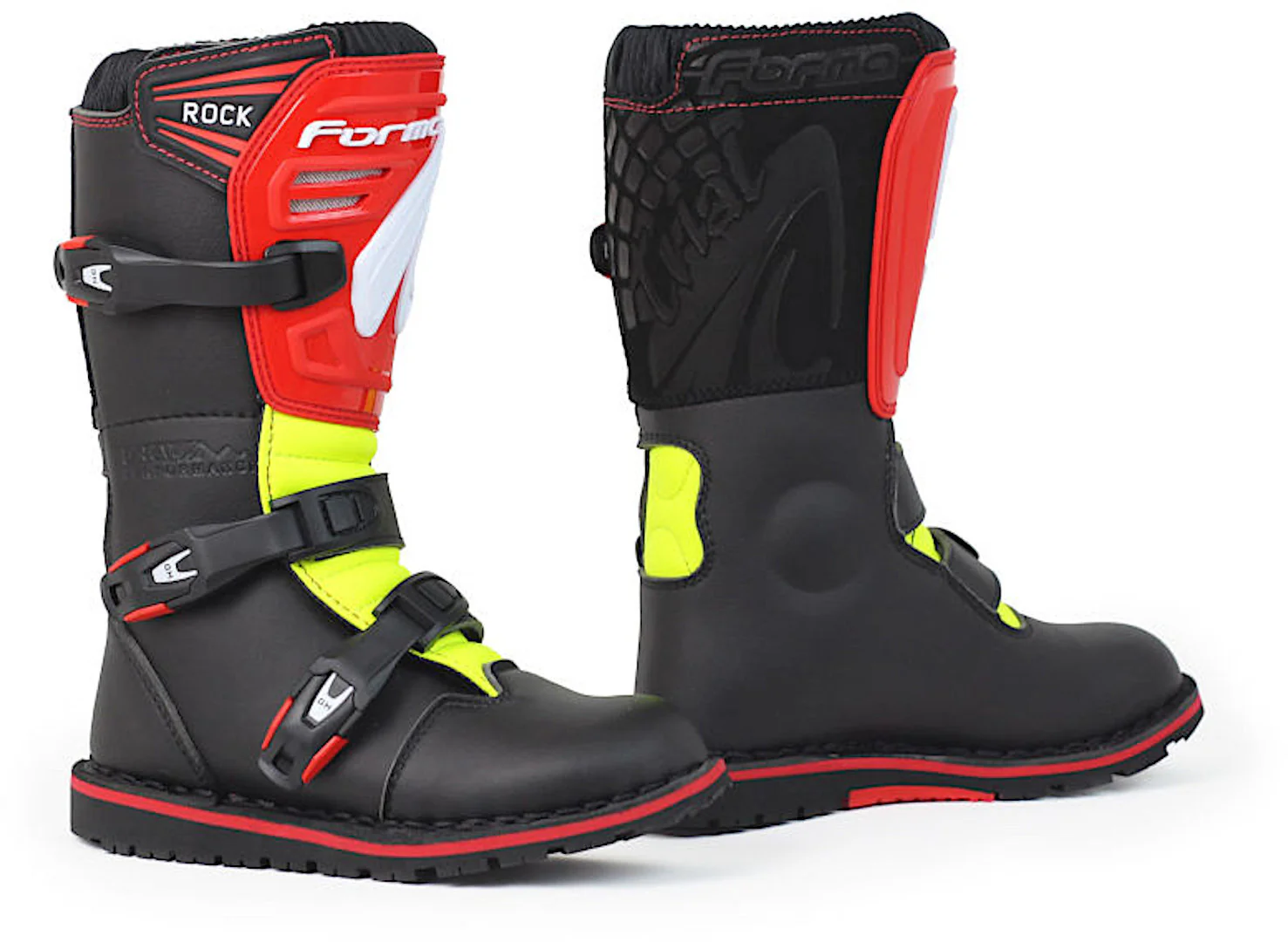 FORMA- BOTAS ROCK BLACK/RED/YELLOW FLUO