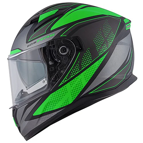 GIVI 50.6 Stuttgart CASCO COMPLETO TITANIO VERDE MT - Image 3