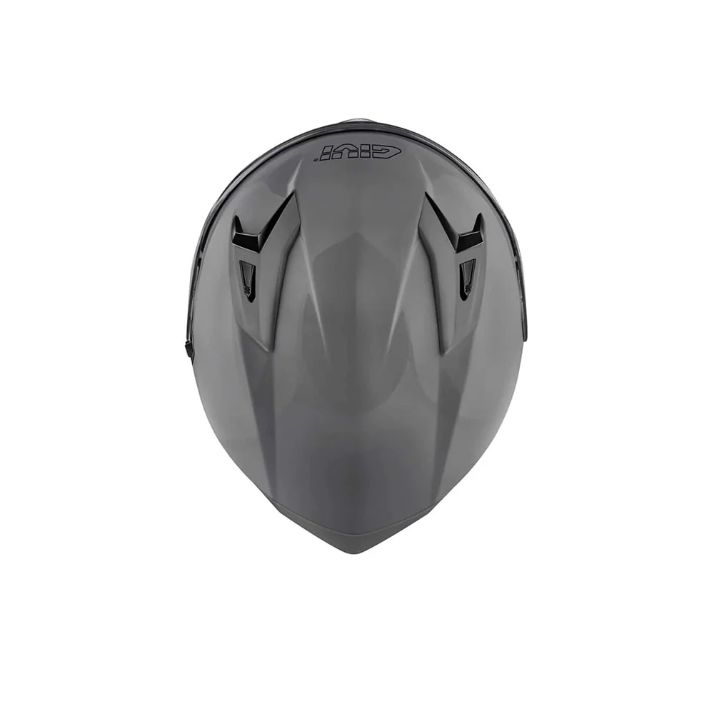 GIVI 50.8 Moto Ligero Integral Casco Gris Sólido - Image 3