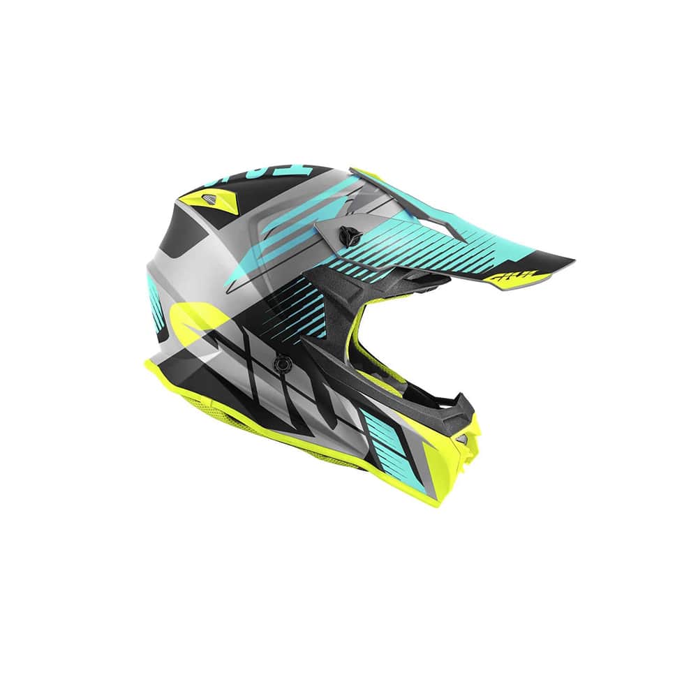 GIVI 60.1 Motocross Todoterreno Casco Negro Cielo Mate - Image 2