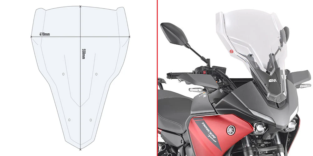GIVI D2148ST CÚPULA KITAO YAMAHA TRACER 700 20