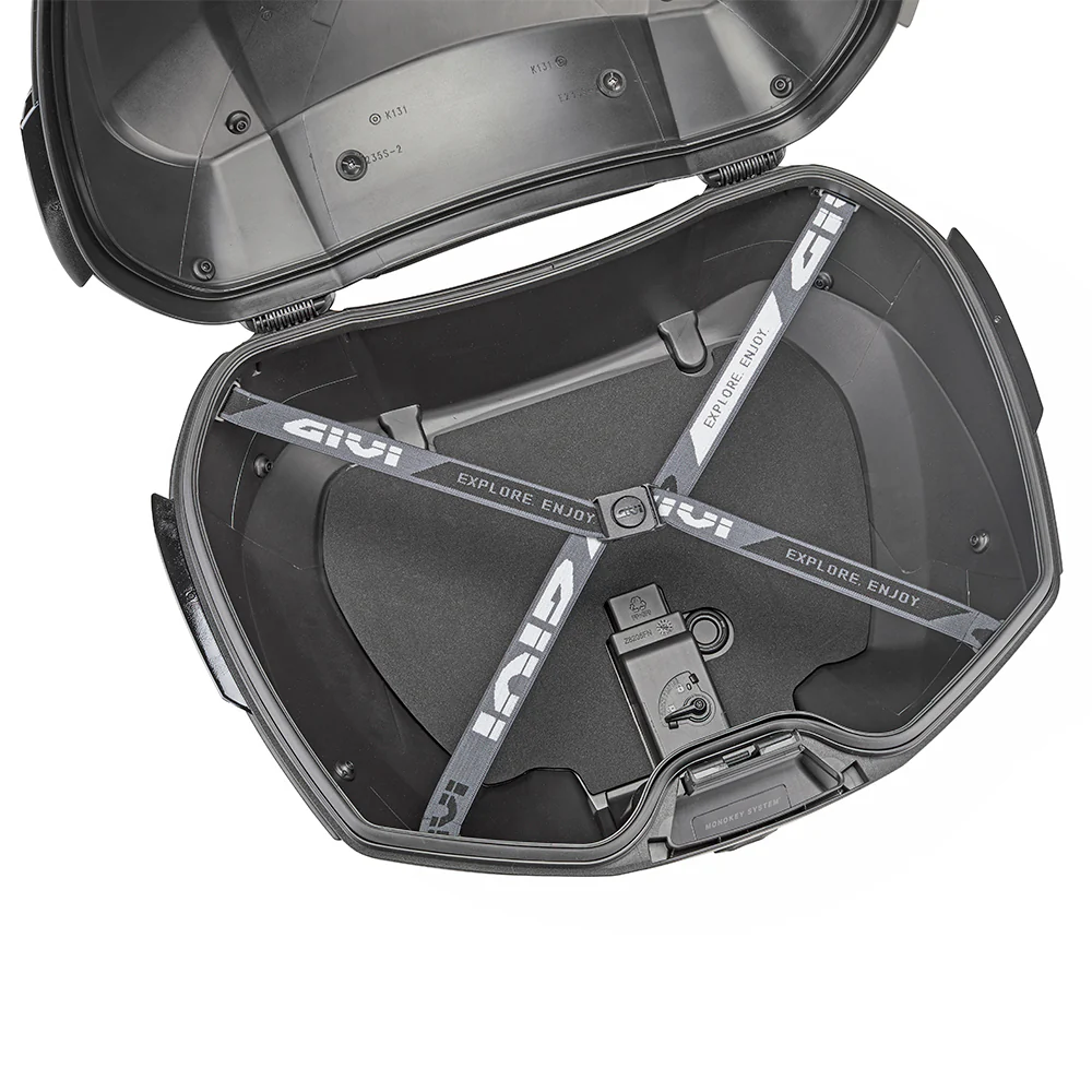 GIVI MALETA MK 49L V49/ARIA. NEGRO BASE. CATADIOPTRICO AHUMADO-COVER NEGRA- ALETA LATERAL NEGRA - Image 2