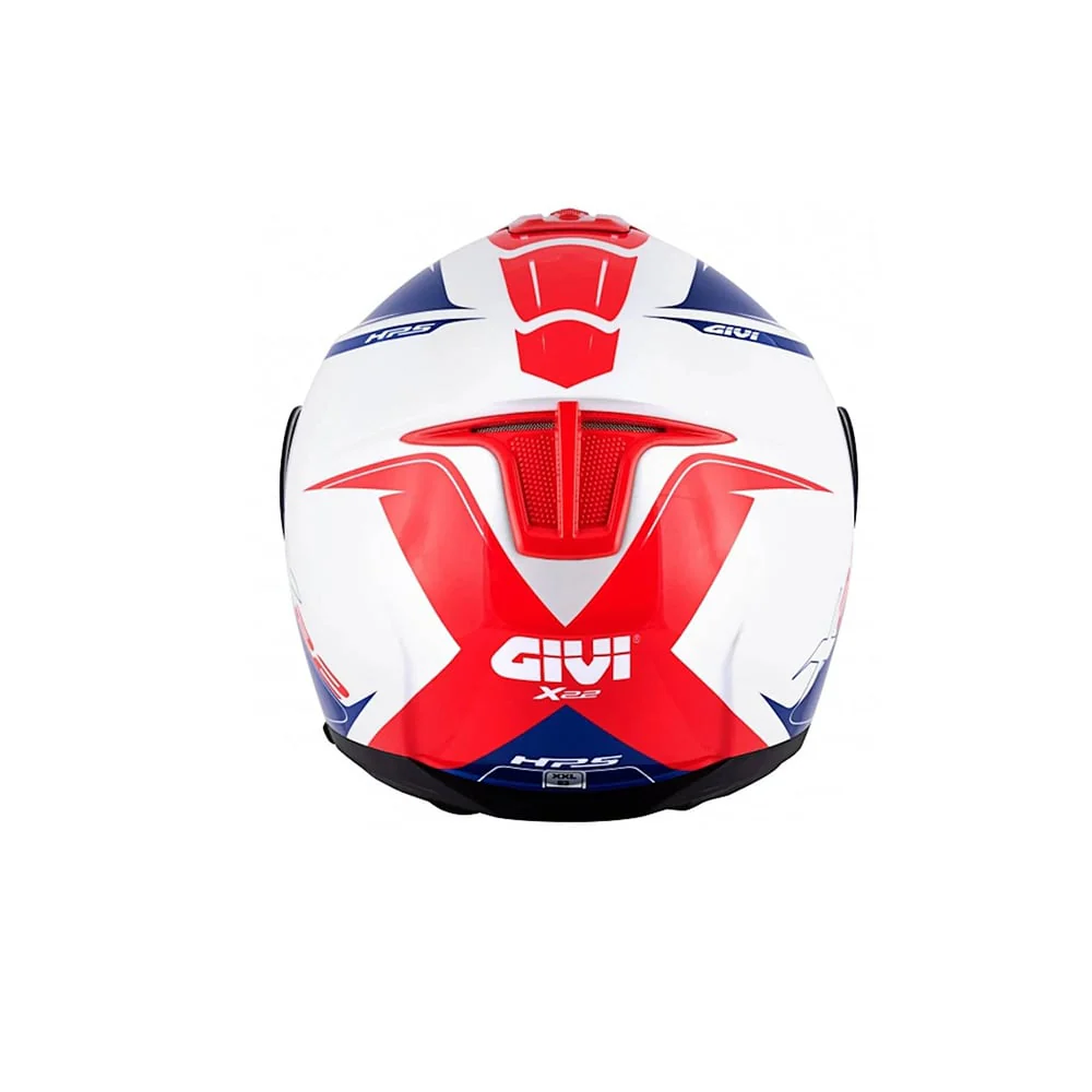 GIVI X.22 Planetd Moto Jet Urbano Turismo Blanco Azul Rojo - Image 6