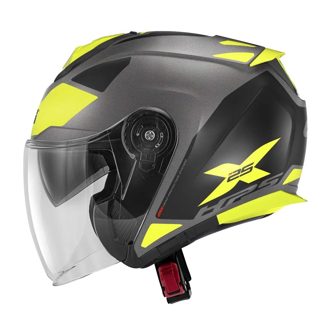 GIVI X.25 JET CASCO TARGET TITAN NEGRO AMARILLO - Image 2