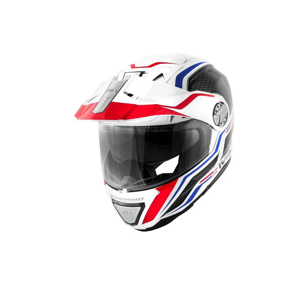 GIVI X.33 Canyon Layers Moto Modular Casco Blanco Rojo