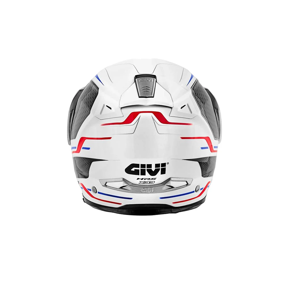 GIVI X.33 Canyon Layers Moto Modular Casco Blanco Rojo - Image 5