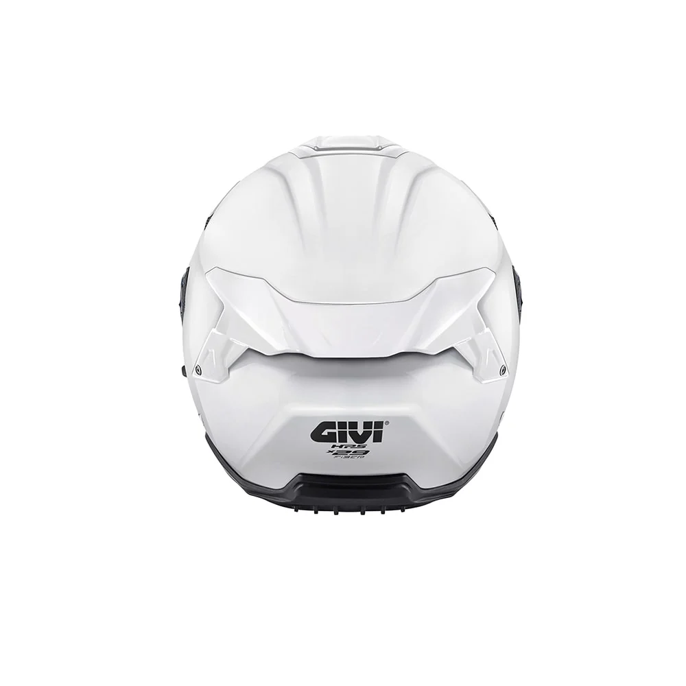 GIVI X29 Fiber Urbana Calle Para Moto Casco Jet Blanco Brillante Pieno - Image 4