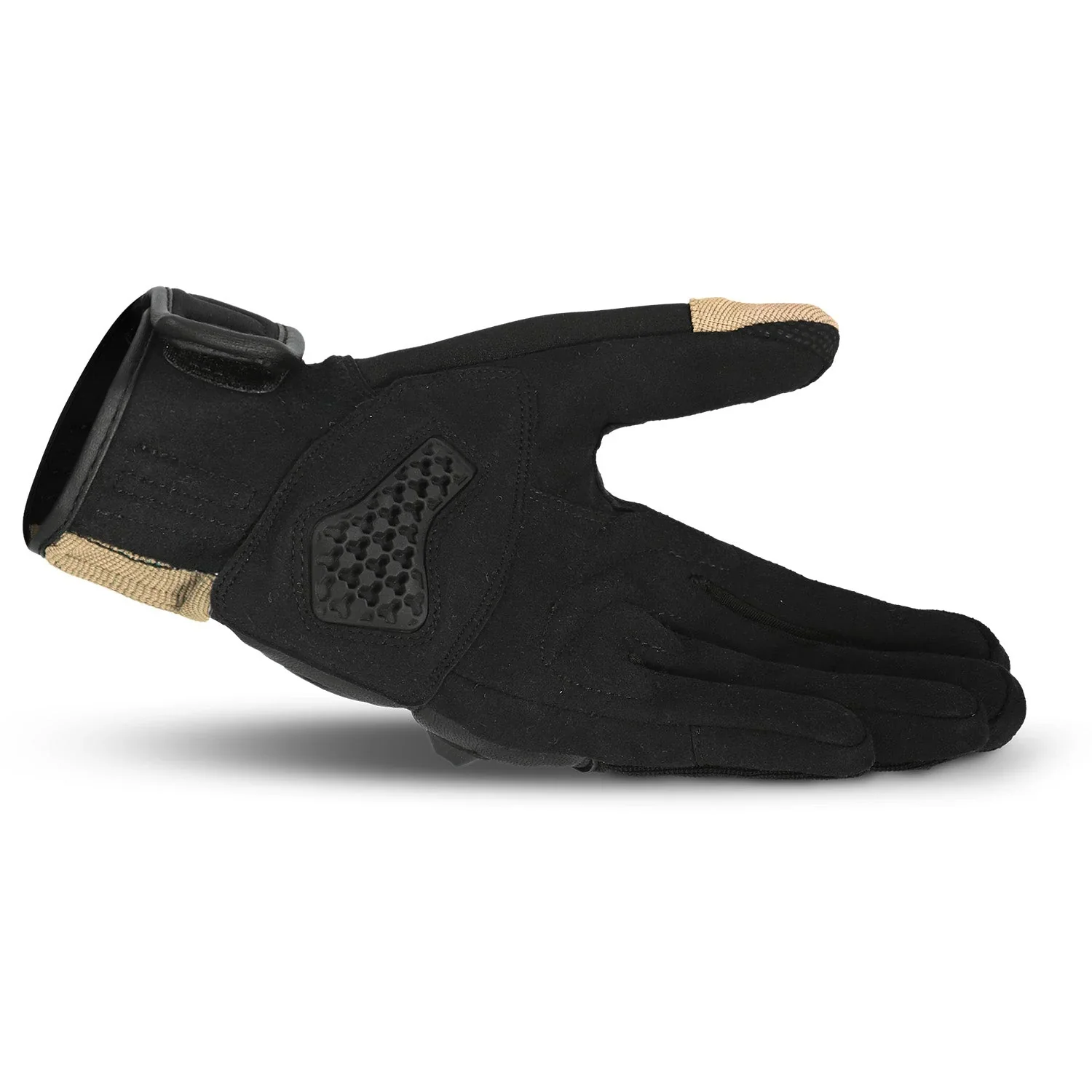 BELA Star Guante De Moto Textil Negro Arena - Image 3