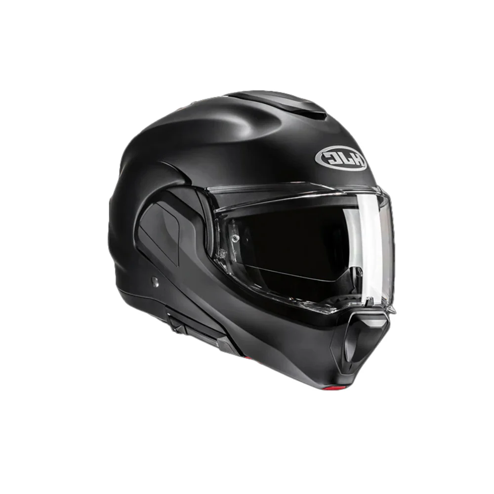 HJC F100 UNI casco modular de moto Semi Mate Negro - Image 2
