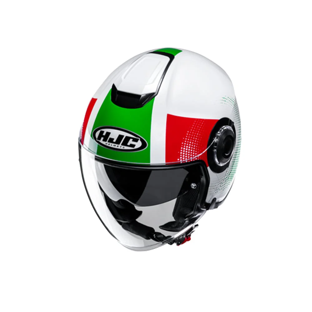 HJC i40N PYLE MC41 Casco Jet Para Moto Para Turismo Urbano - Image 2