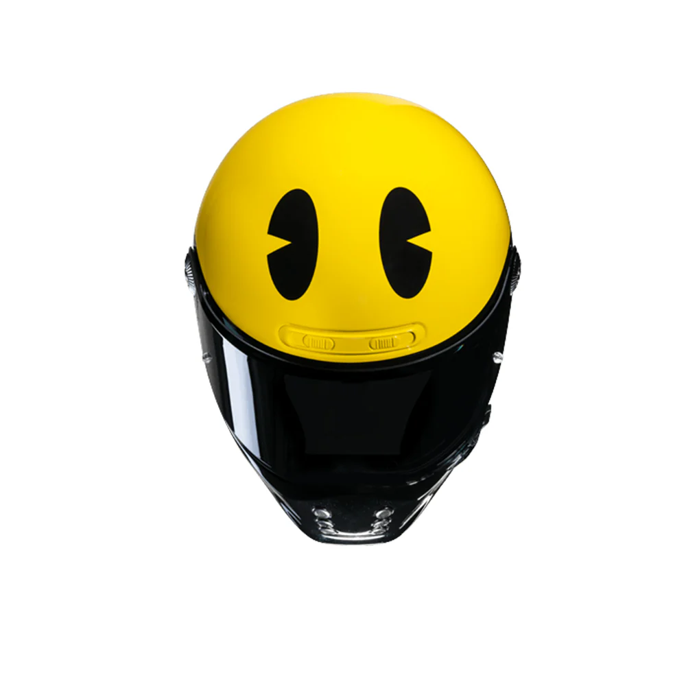 HJC V10 PAC-MAN BANDAI NAMCO MC3 Para Motocicleta Integral Casco - Image 3