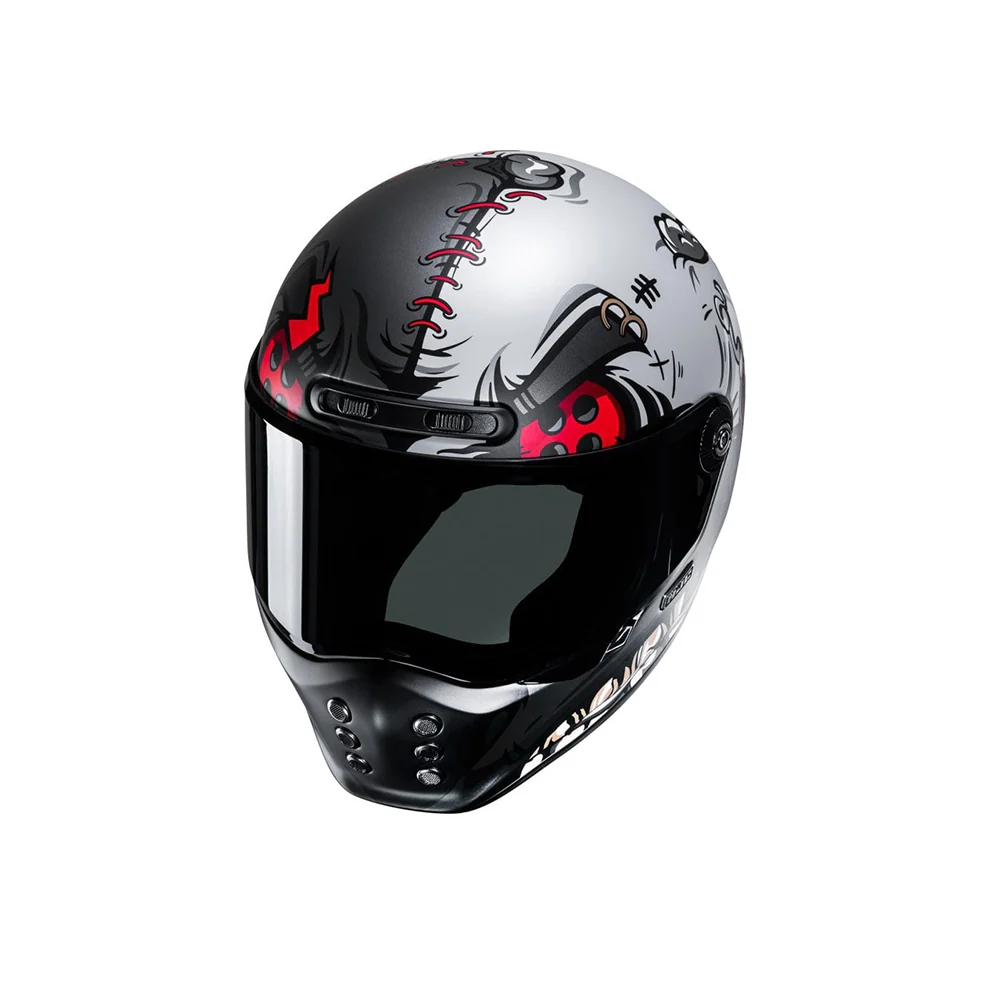 HJC V10 Vatt MC1SF moto touring integral casco rojo - Image 3