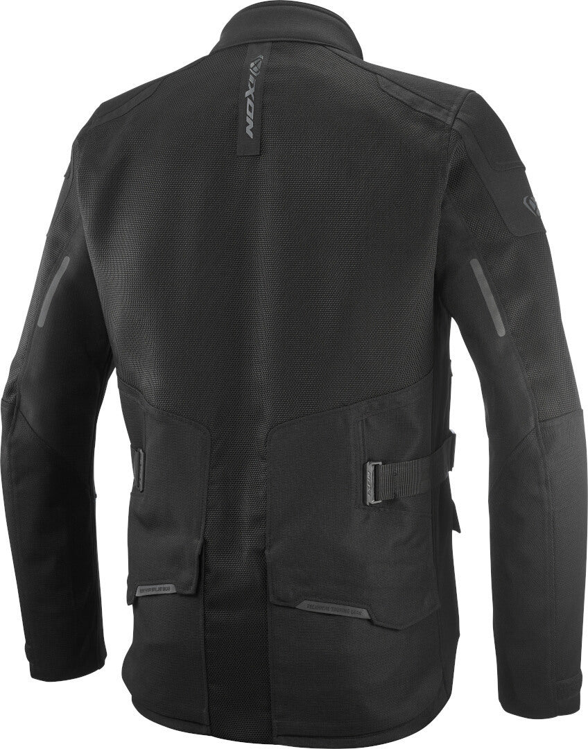 IXON M-NJORD Hombre Moto Textil Chaqueta Negra - Image 2