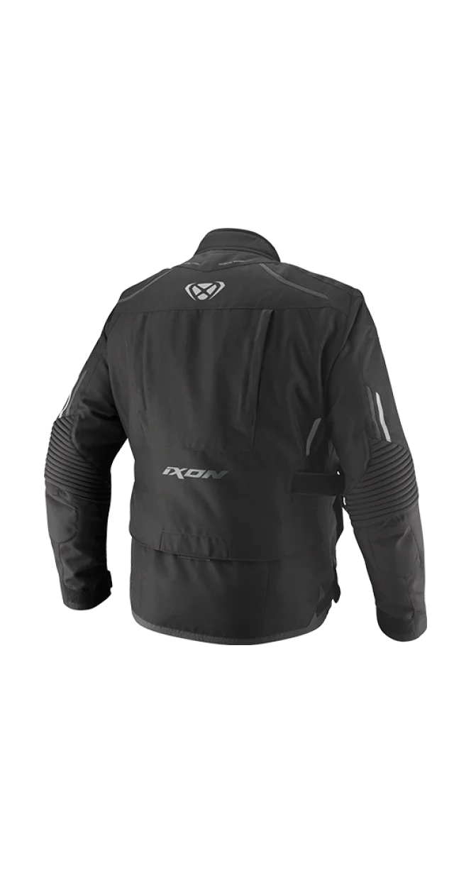 IXON Midgard C Chaqueta Textil Impermeable Motocicleta Negro - Image 2
