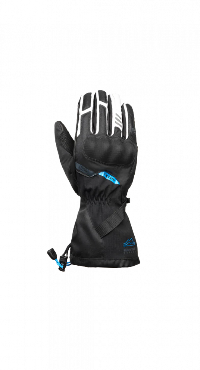IXON PRO EDDAS guantes de motocicleta NEGRO GRIS AZUL