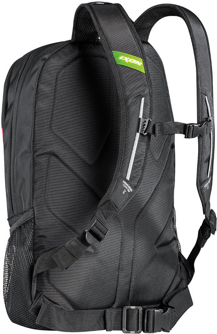 IXON R-Tension 23 Mochila Textil Moto Negro Blanco verde 23 L - Image 2
