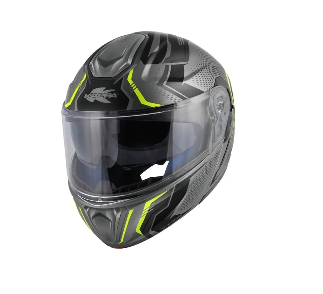 KAPPA KV50 ESCALADE MODULAR CASCO TITANIO MATE AMARILLO - Image 2