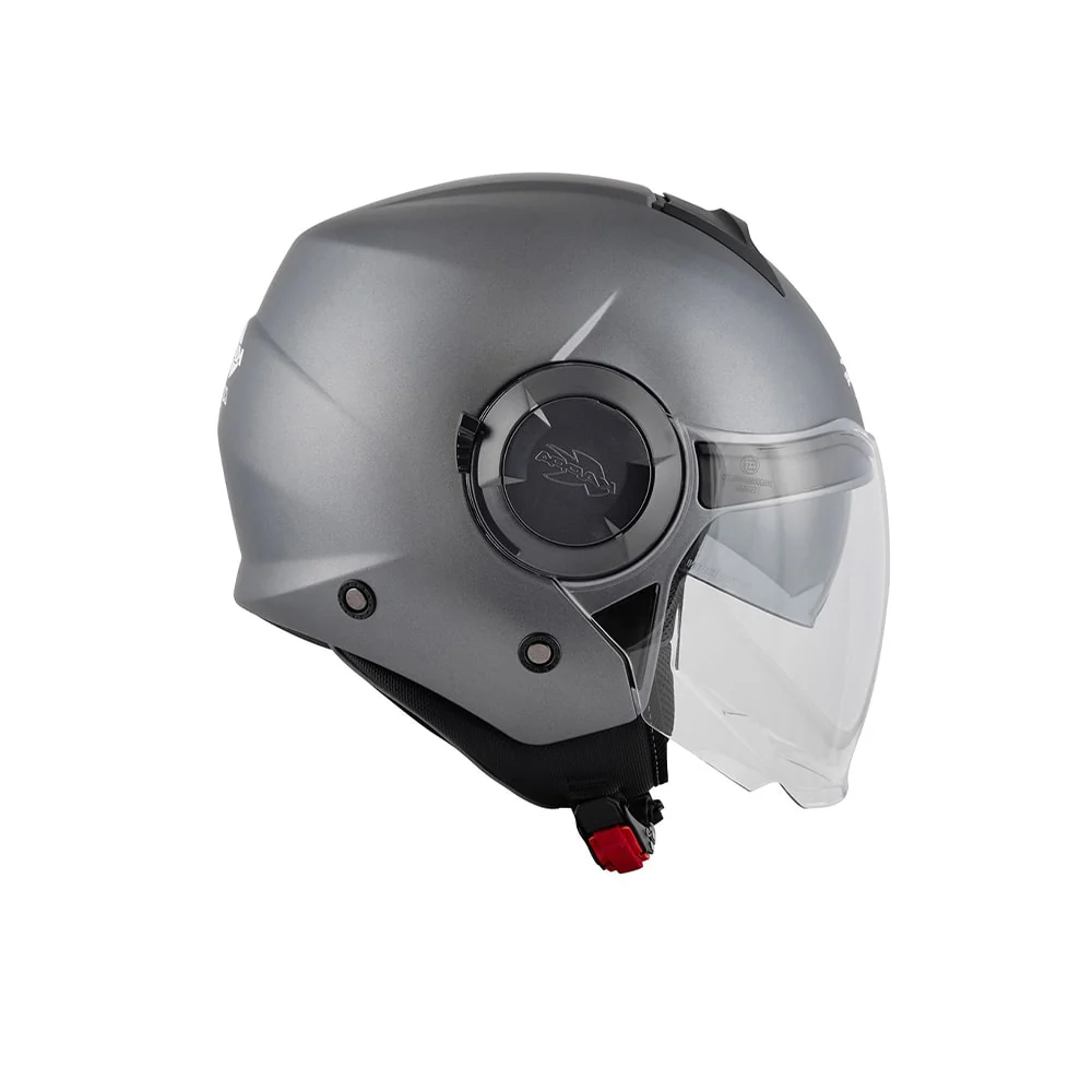 Kappa KV37M Moto EVO 2 Base Casco Jet Titanio Mate - Image 2