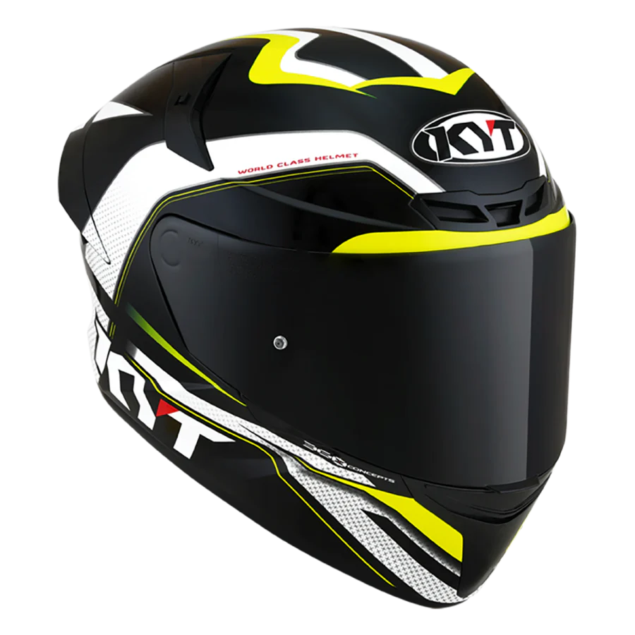 KYT-CASCO TT-COURSE GRAND PRIX BLACK/YELLOW - Image 2