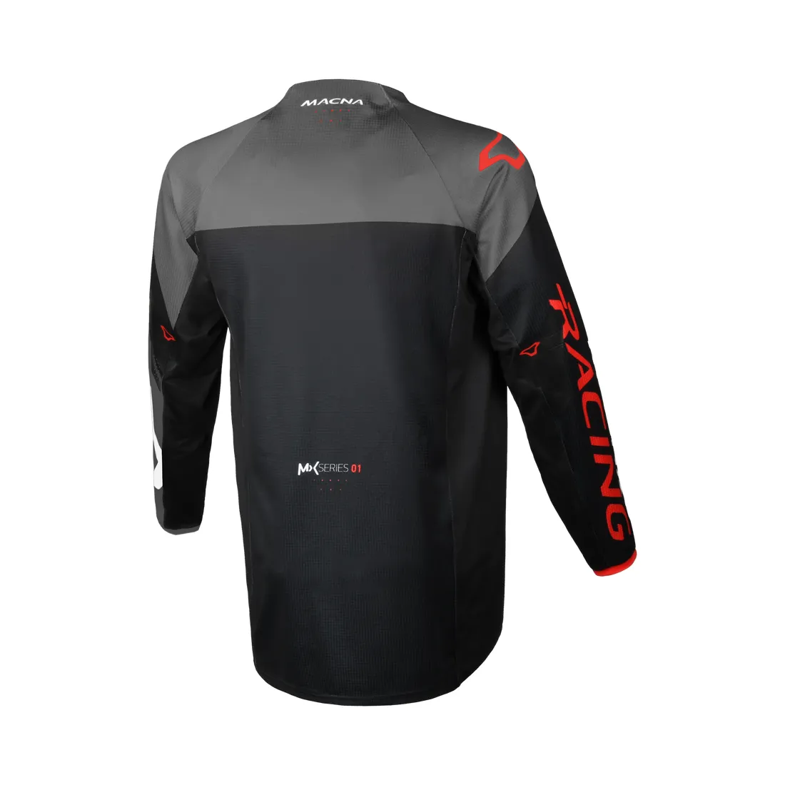 MACNA Backyard-1 hombre camisa motocross Negro Gris Blanco - Image 2