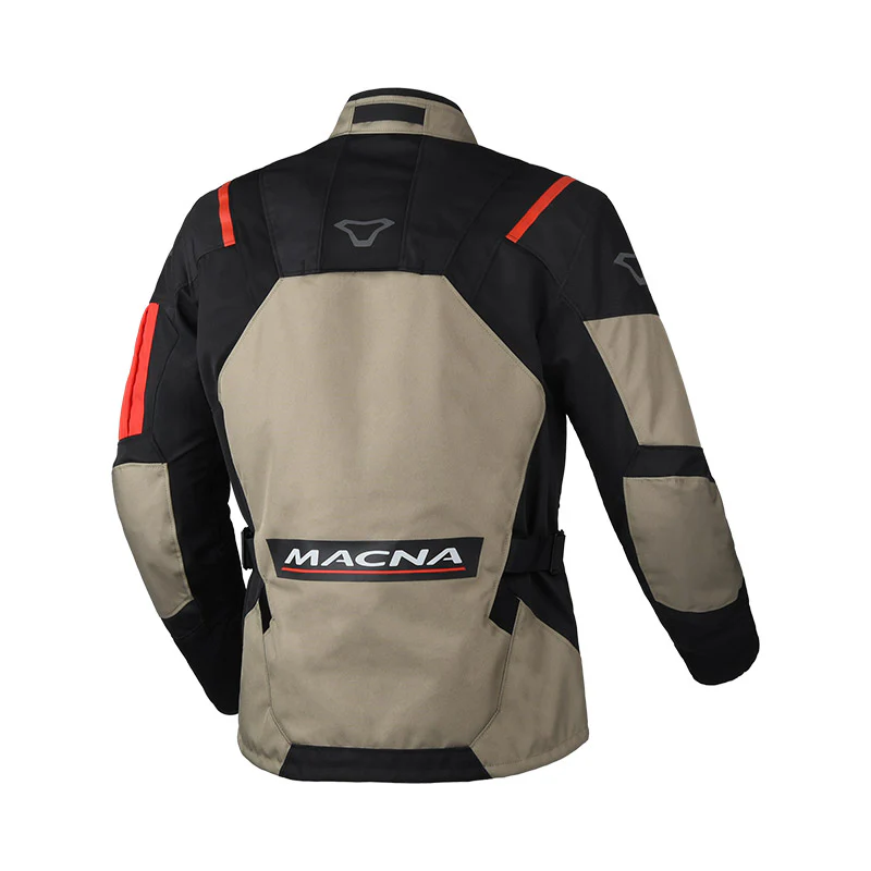 Macna Rancher 2.0 Chaqueta Textil Moto Negro Taupe - Image 2