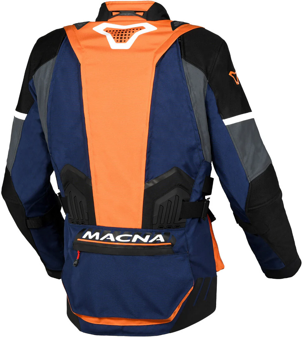 Macna Domane Hombre Chaqueta Textil Azul Oscuro Naranja Negro - Image 2