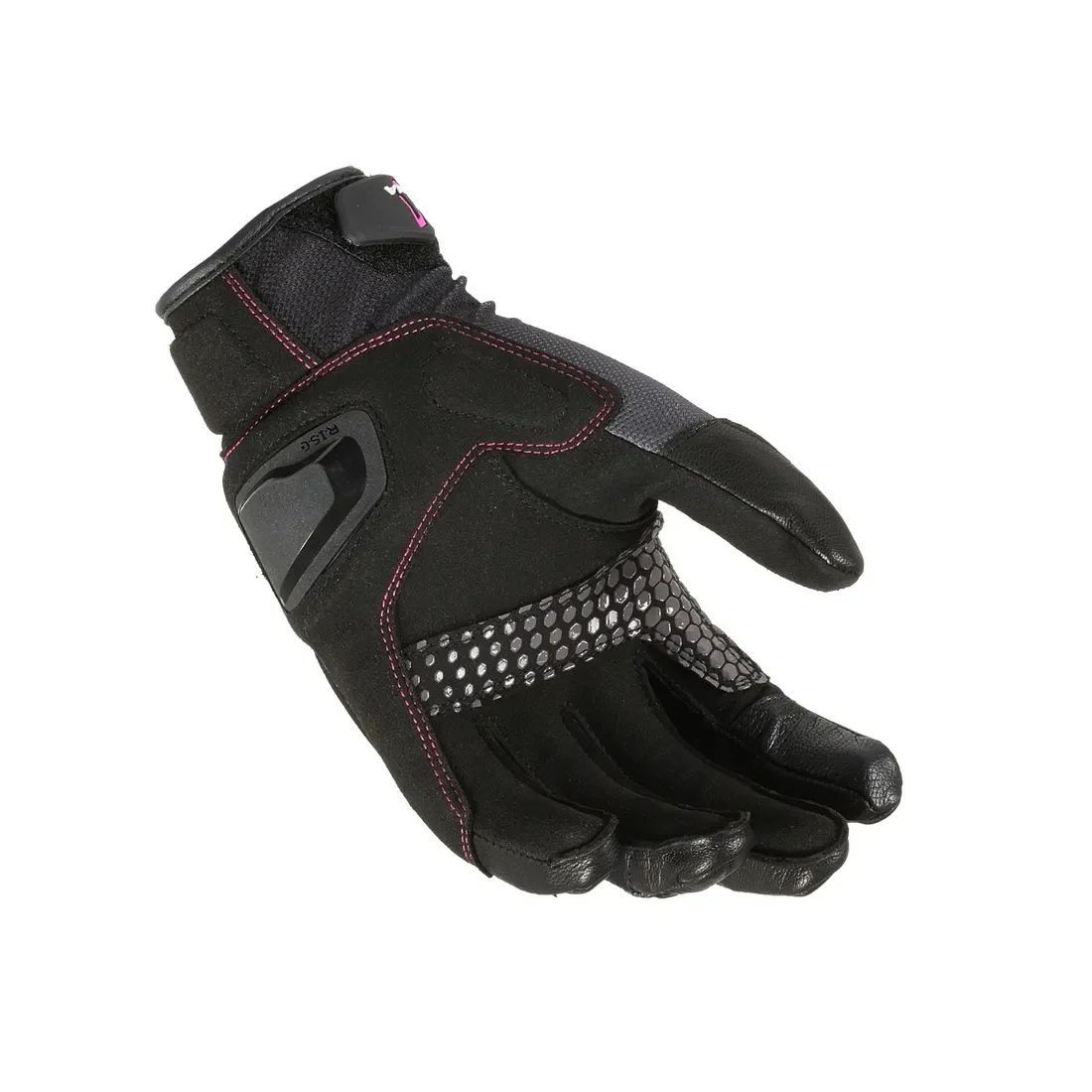 MACNA JUGO MUJERES GUANTES MOTO ERGOTHUMB NEGRO ROSA - Image 2
