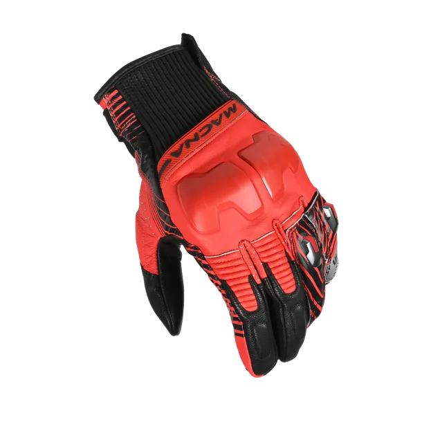 MACNA ULTRAXX Hombre Moto Deportivos Jinetes Guantes Negro Rojo