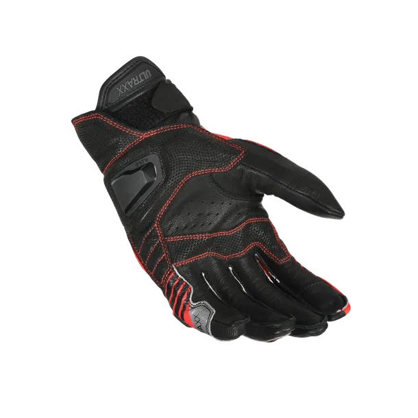 MACNA ULTRAXX Hombre Moto Deportivos Jinetes Guantes Negro Rojo - Image 2